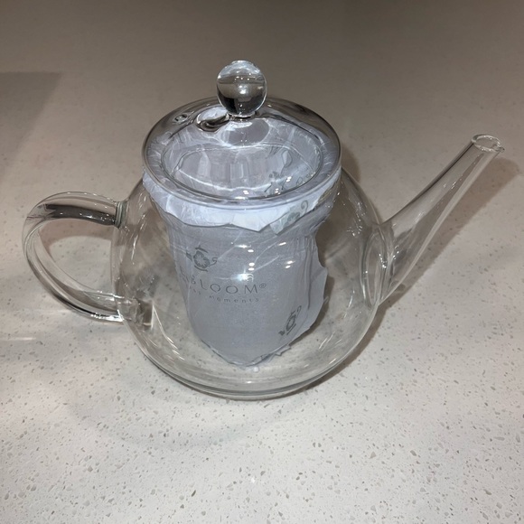 Teabloom Stovetop & Microwave Safe Glass Teapot 36 Oz with Removable Tea Infuser - Picture 3 of 8
